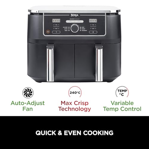 Ninja Foodi MAX Dual Zone Digital Air Fryer Black AF400UK