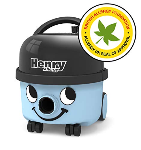 Henry Allergy HVA 160-11 Bagged Cylinder Vacuum Cleaner, Summer Blue