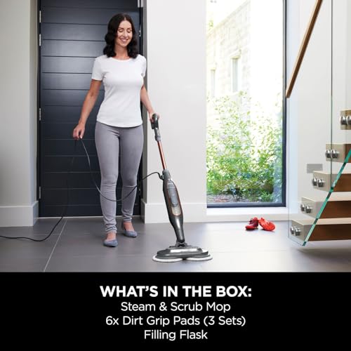 Shark Steam Mop, Automatic Steam and Scrub Steam Mop