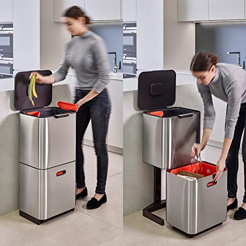 Joseph Joseph Totem Max 60 Litre Waste Separation and Recycling Kitchen Bin