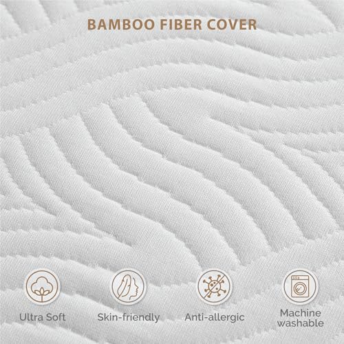 Degrees of Comfort 2 Inch Thick Memory Foam Mattress Topper