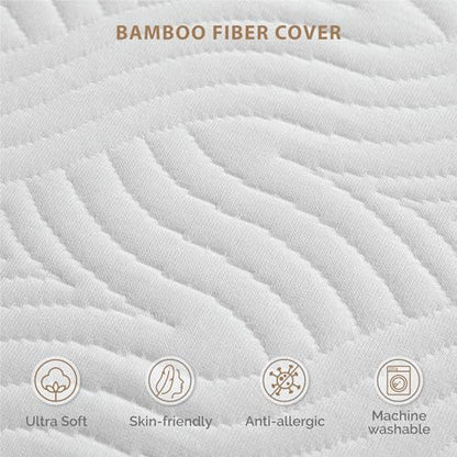 Degrees of Comfort 2 Inch Thick Memory Foam Mattress Topper