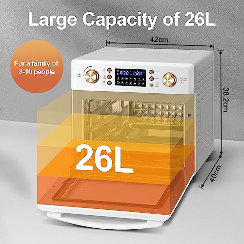 LLIVEKIT 26L Air Fryer Oven, Oil Free Air Fryer