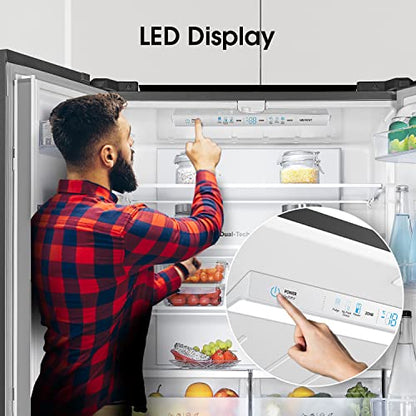 Hisense Freestanding Cross Door Fridge Freezer