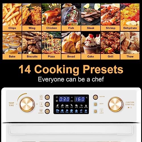 LLIVEKIT 26L Air Fryer Oven, Oil Free Air Fryer