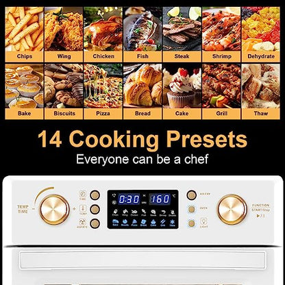 LLIVEKIT 26L Air Fryer Oven, Oil Free Air Fryer