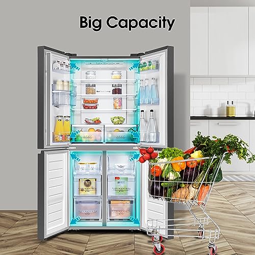 Hisense Freestanding Cross Door Fridge Freezer