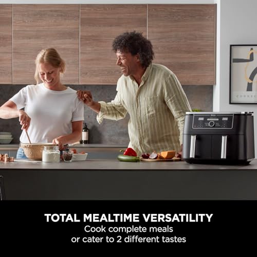 Ninja Foodi MAX Dual Zone Digital Air Fryer Black AF400UK