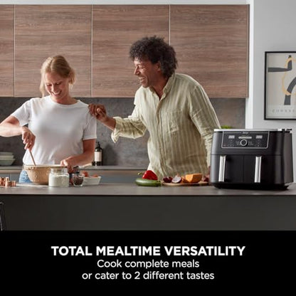 Ninja Foodi MAX Dual Zone Digital Air Fryer Black AF400UK
