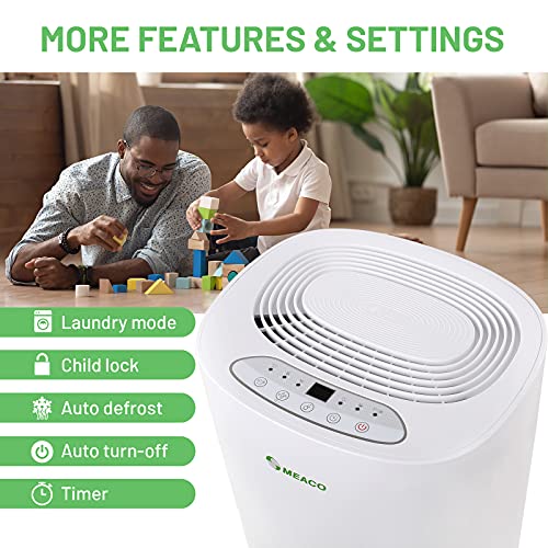 Meaco MeacoDry ABC Dehumidifier (White)  Ultra Quiet Dehumidifier