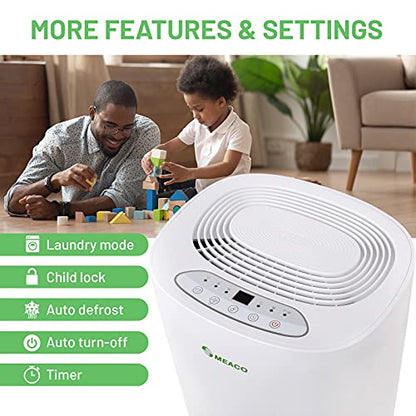 Meaco MeacoDry ABC Dehumidifier (White)  Ultra Quiet Dehumidifier