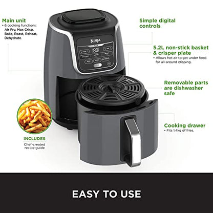 Ninja Air Fryer MAX, 5.2L, 6-in-1, Uses No Oil