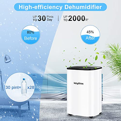 Keylitos 12L Day Dehumidifiers