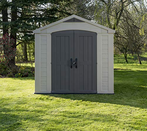 Keter Factor Outdoor Plastic Garden Storage Shed