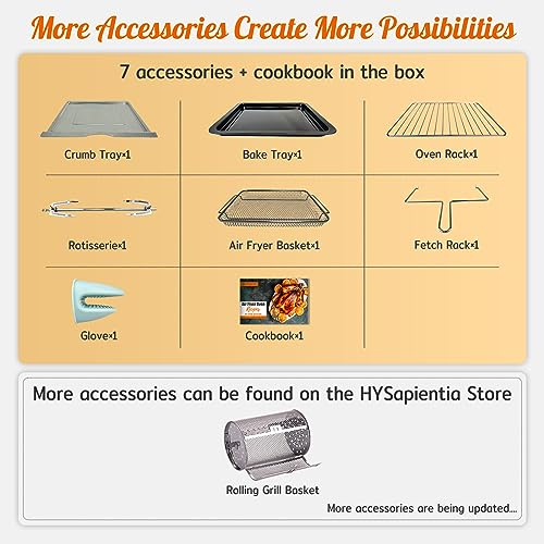 HYSapientia® 24L Air Fryer Oven