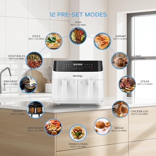 Devology Double Air Fryer