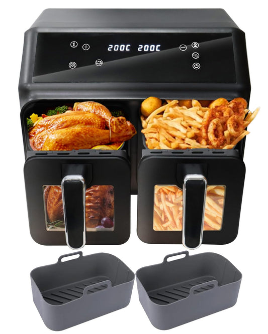 JR JUMIAR Dual Zone Digital Air Fryer 9L
