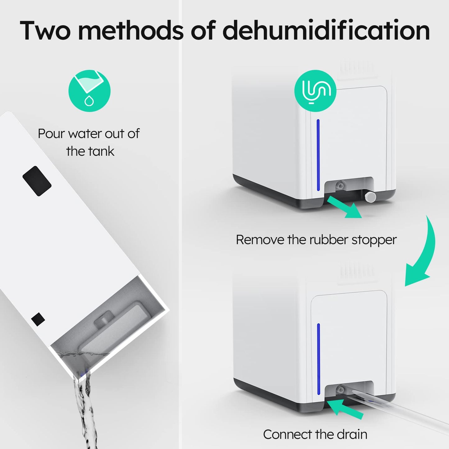 Dehumidifiers for Home, Kitette Dual Semiconductor Dehumidifier