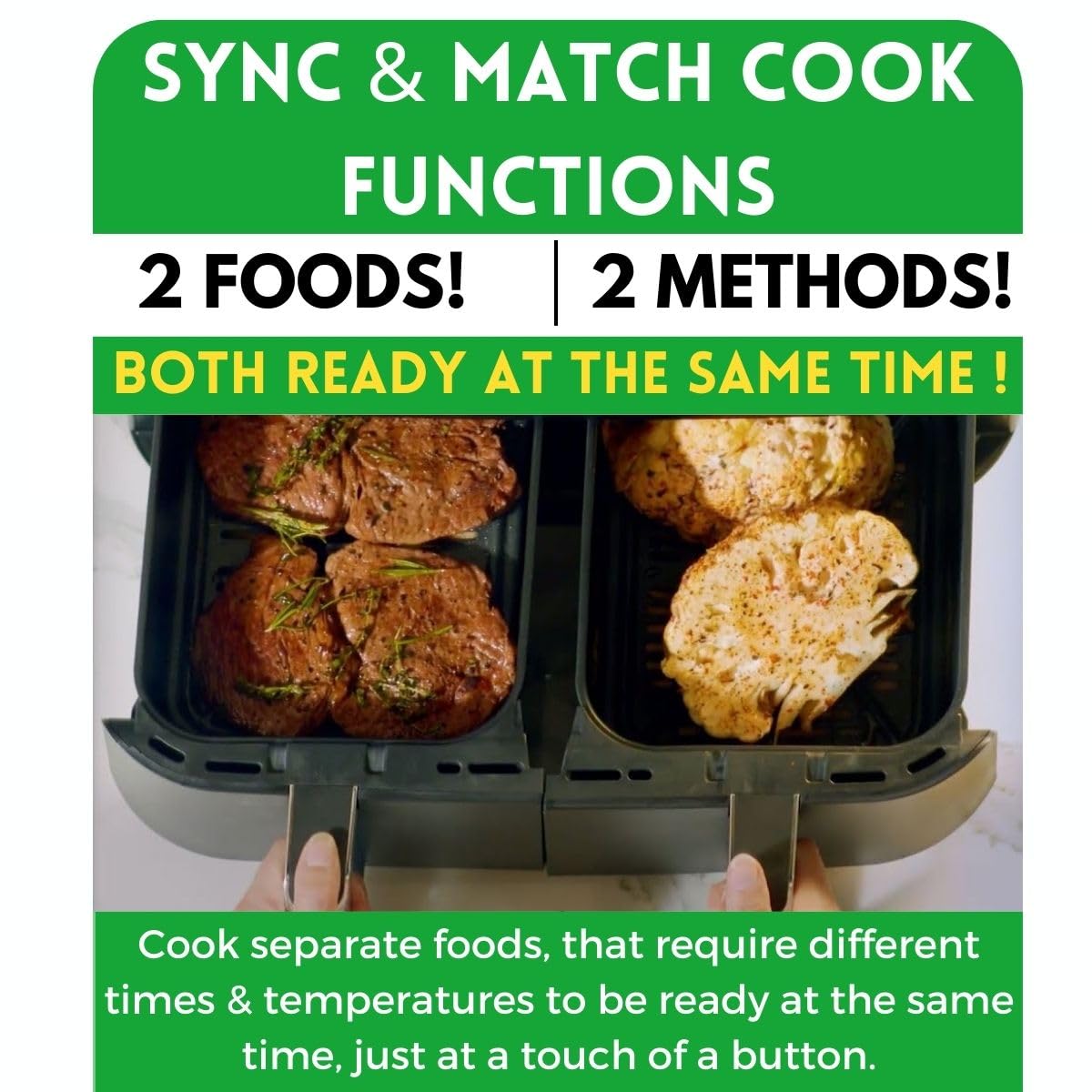 Domestic King 7L Dual Basket Air Fryer