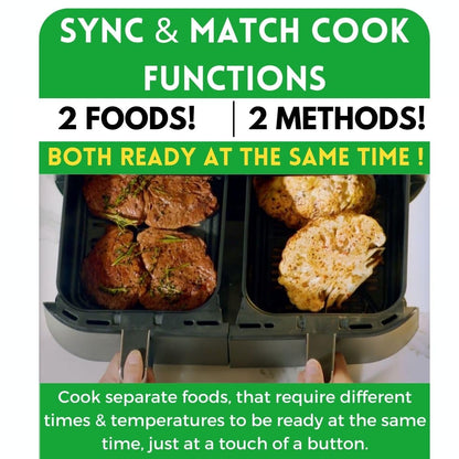 Domestic King 7L Dual Basket Air Fryer