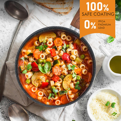 DishDelight 12 Piece Non-Stick Pots and Pans Set