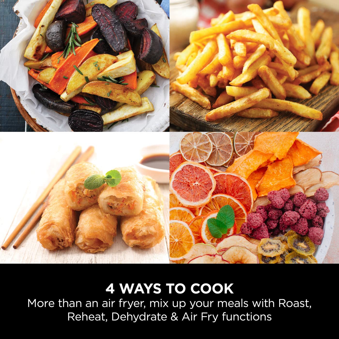 Ninja Air Fryer, 3.8 L, ‎1550 W, 4-in-1, Uses No Oil