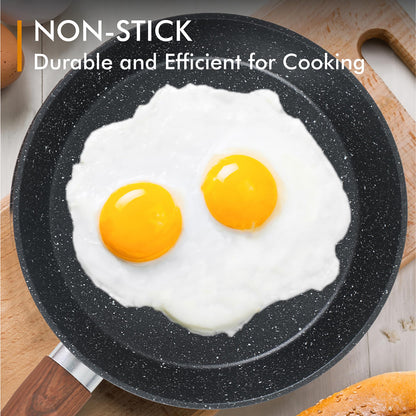 DishDelight 12 Piece Non-Stick Pots and Pans Set